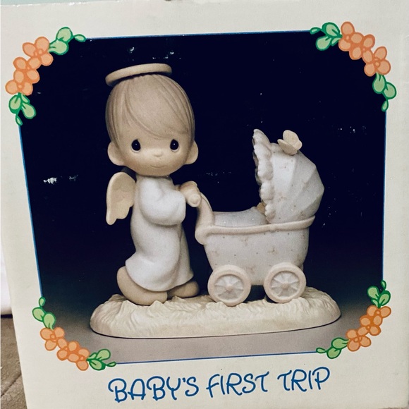 Precious Moments Baby’s 1st Word, 1st Picture, 1st Pet, 1st Haircut, & 1st Trip - Picture 9 of 12